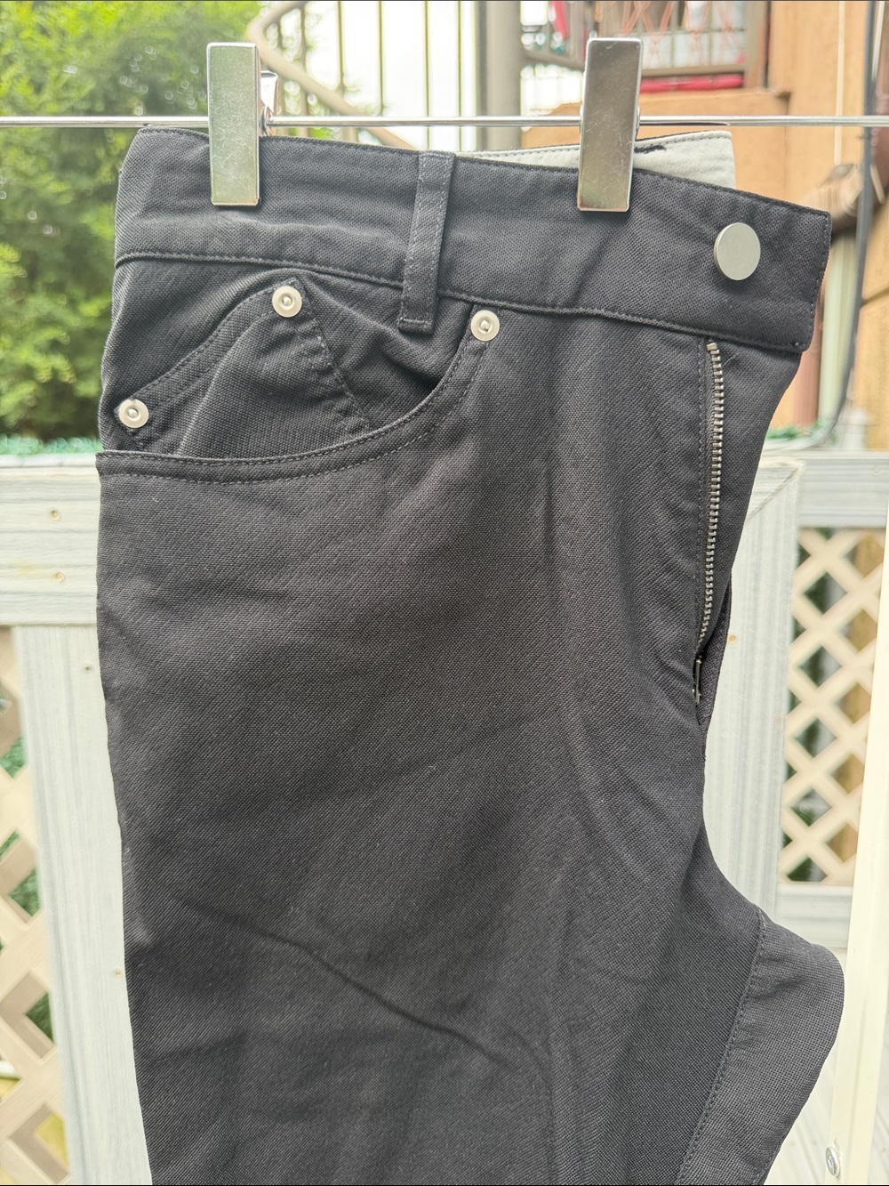 Outlier Workcloth Black Dungarees - 32x30